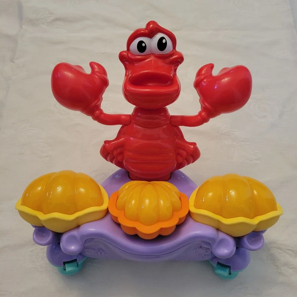 Bright Starts Disney Baby Sebastian Musical Drum Toy Little Mermaid Activity